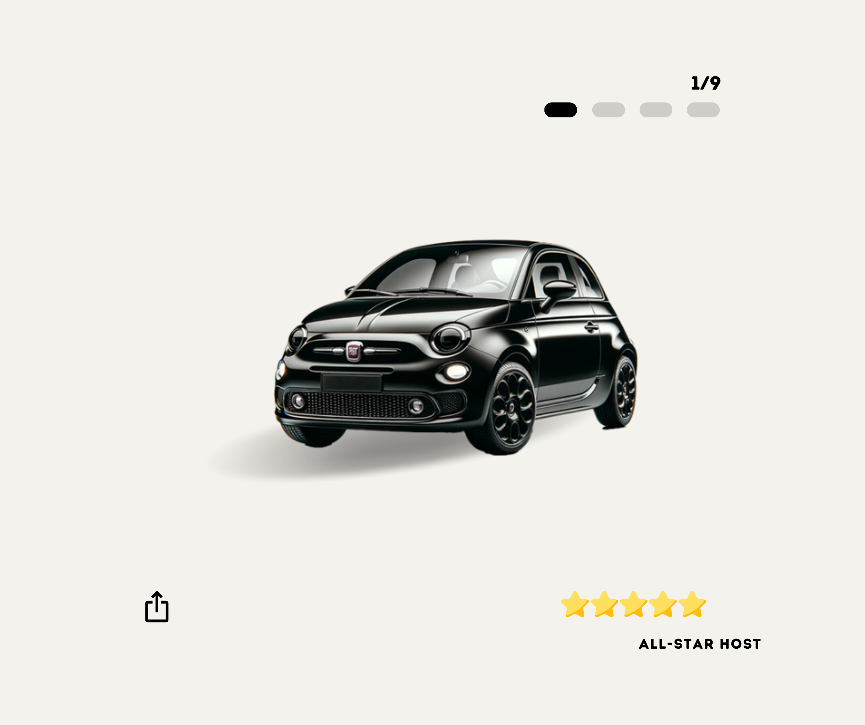 2022 Fiat 500 Dolcevita — Car Rental Melbourne, AutoChimp™ Rentals