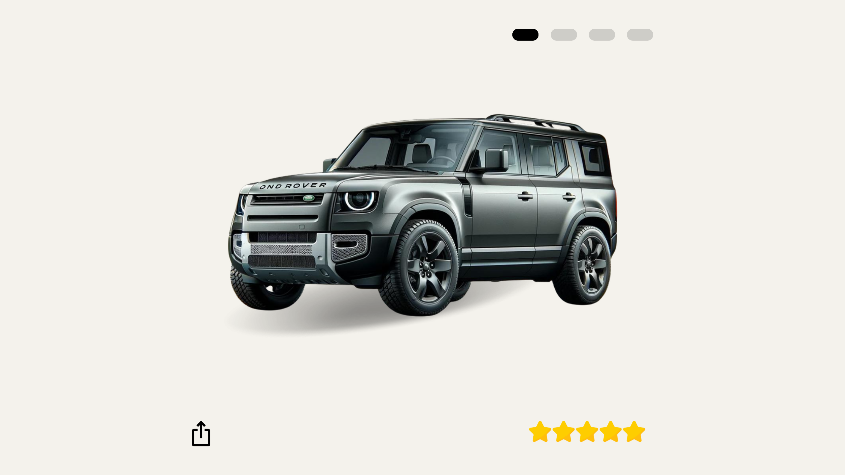 2023 Land Rover Defender 110 D300 X-Dynamic HSE Metallic Grey — Car Rental Melbourne, AutoChimp™ Rentals