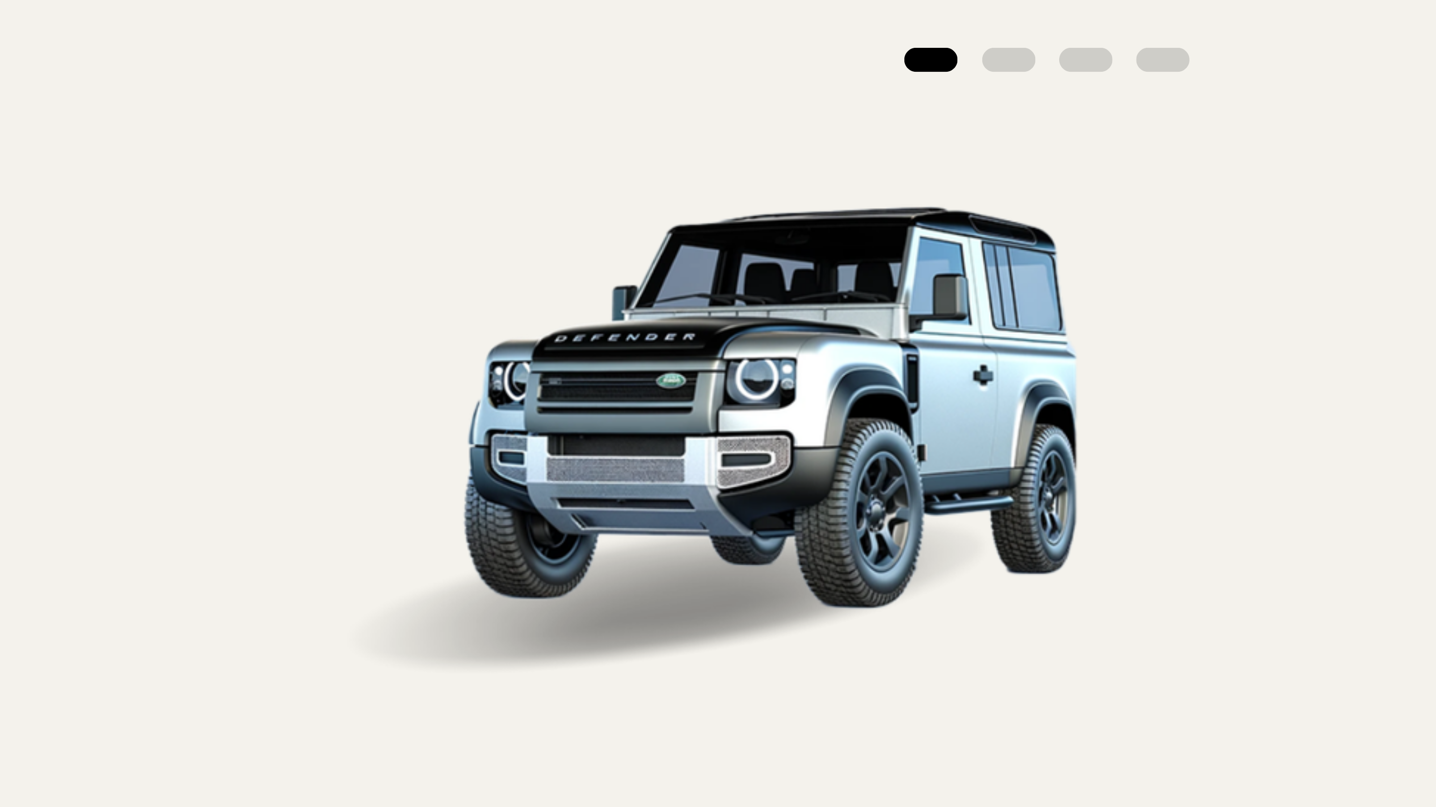 2021 Land Rover Defender 90 D300 X Metallic Silver — Car Rental Melbourne, AutoChimp™ Rentals