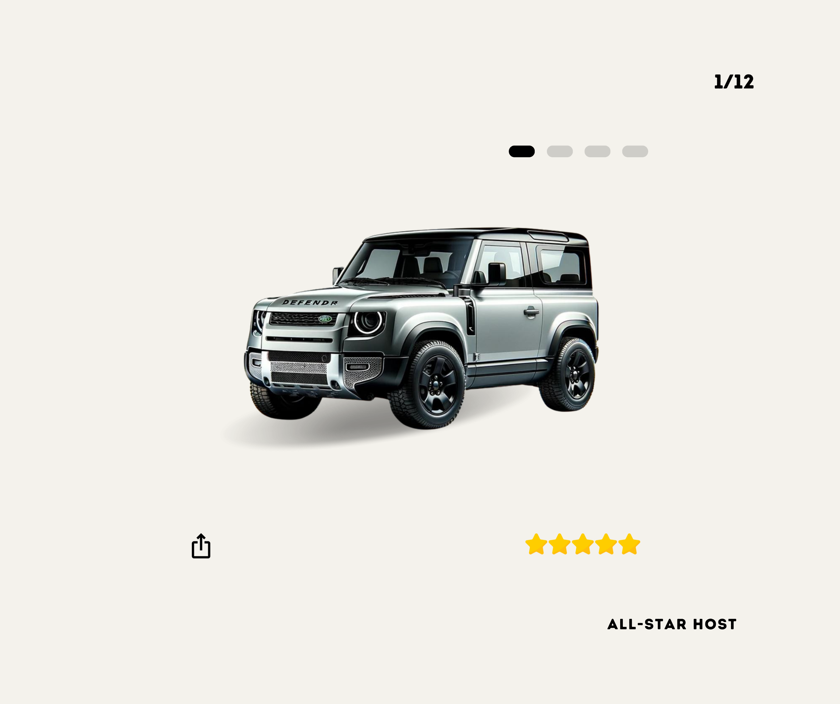 2021 Land Rover Defender 90 P400 HSE Hakuba Silver — Car Rental Melbourne, AutoChimp™ Rentals
