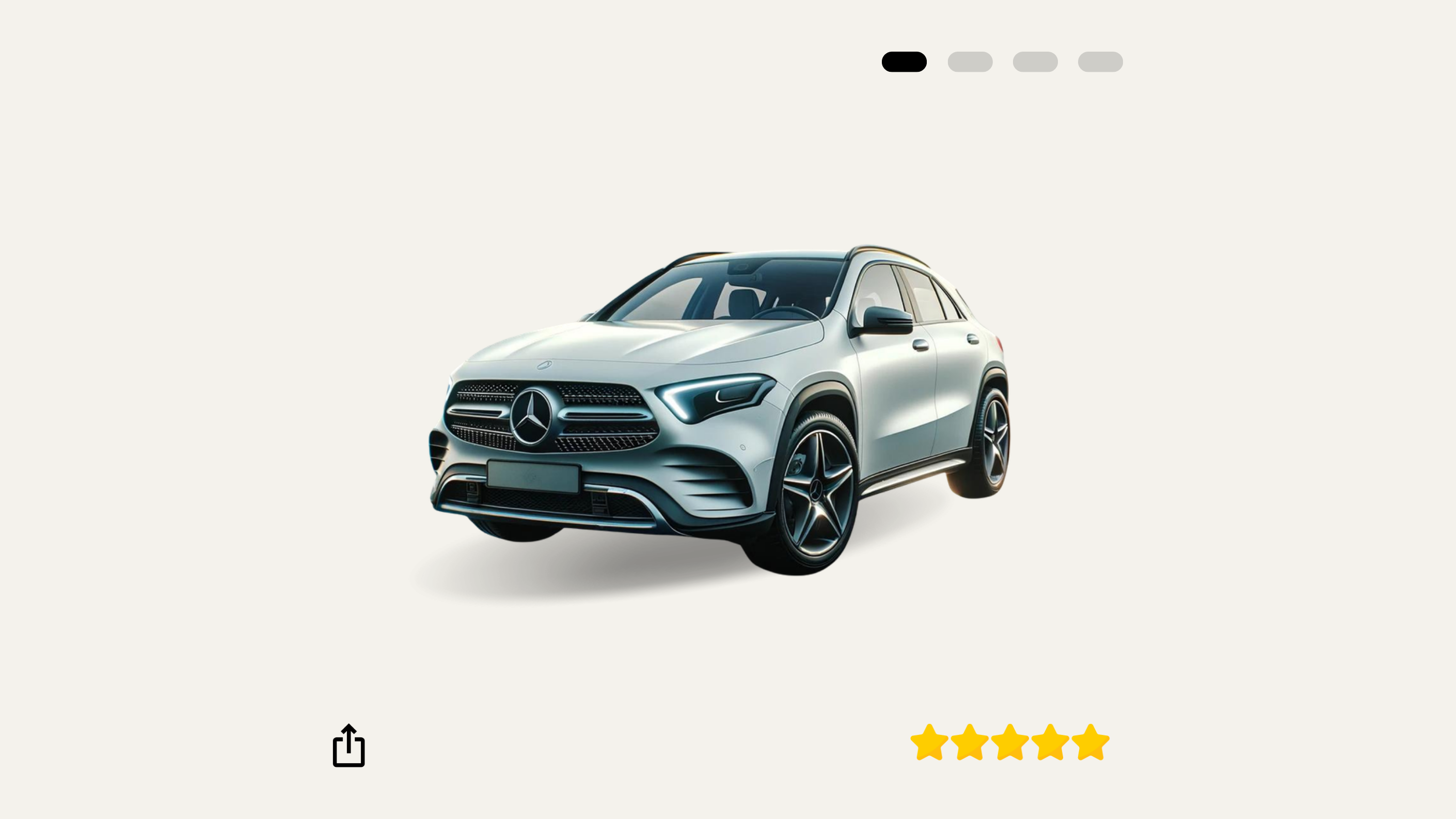 2022 Mercedes-Benz GLA200 White — Car Rental Melbourne, AutoChimp™ Rentals